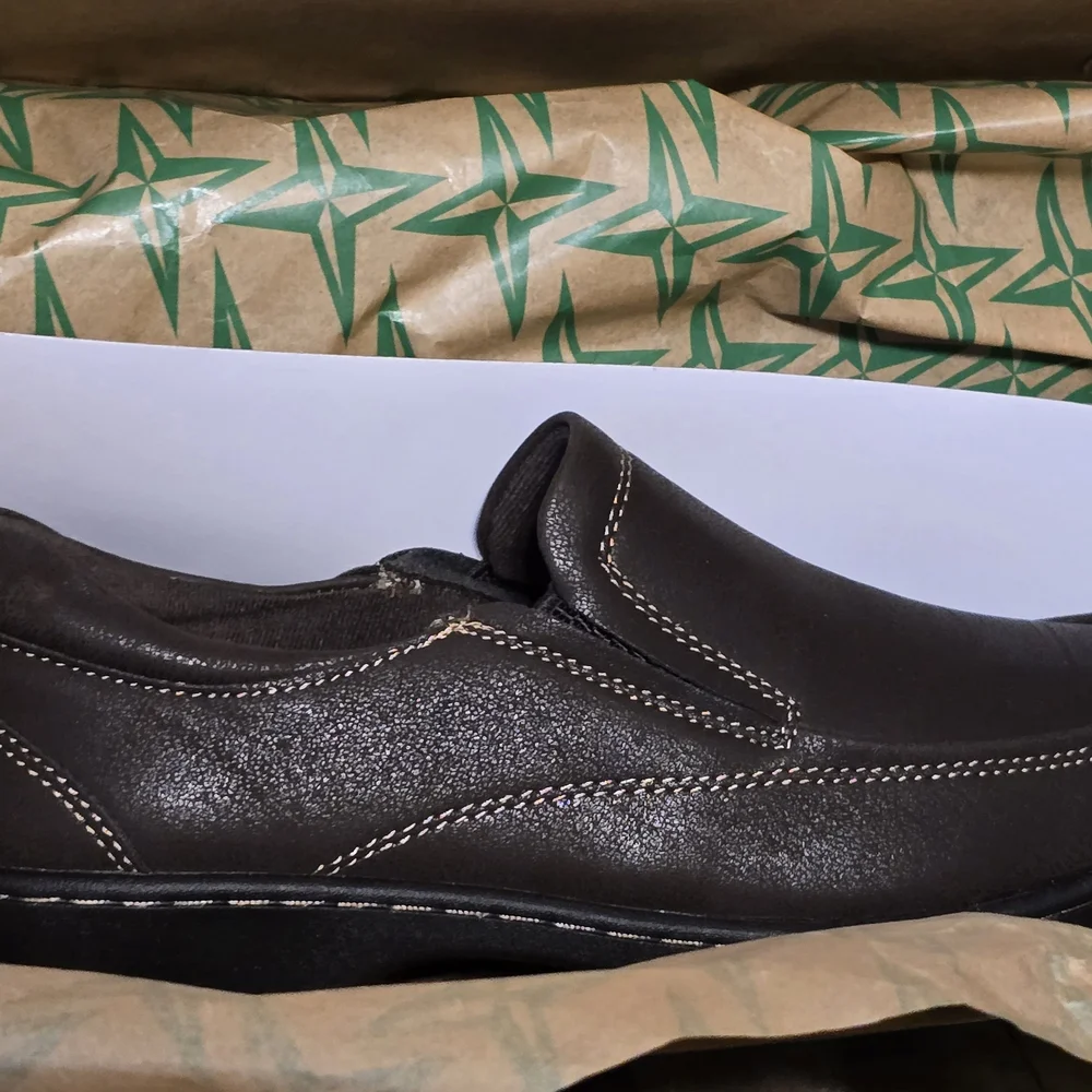 EASTLAND Molly Women's 9 M 40 Brown Leather Comfort Loafers Slip On NIB NEW - Picture 4 of 4